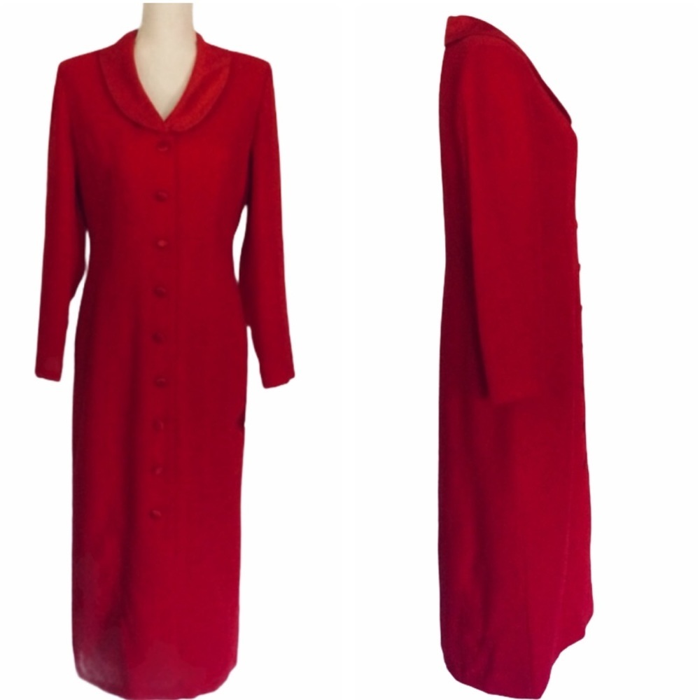 Vintage 90’d Midi Suit Dress 8